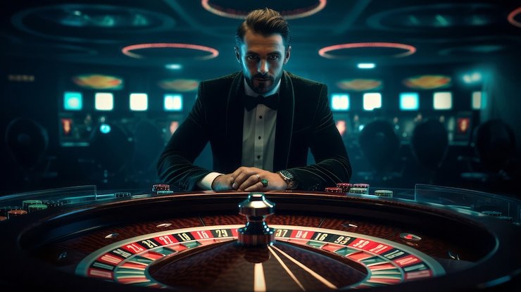 Tampilan permainan Buffalo King di platform happybet188 dengan simbol-simbol satwa liar Afrika